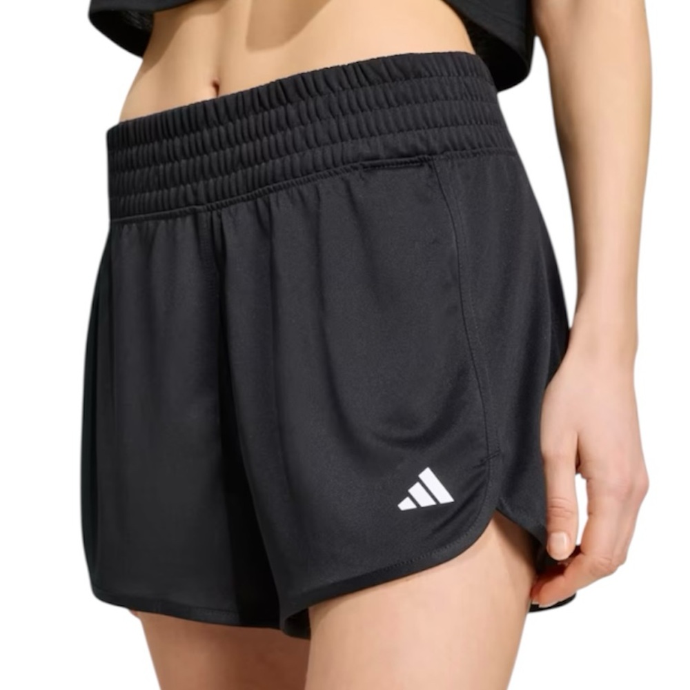 - Adidas 3X Black Pacer Knit Athletic Shorts! NEW!